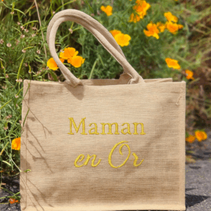 Sac cabas "Maman en Or"