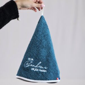 Torchon "Ici Le Bonheur est fait Maison"