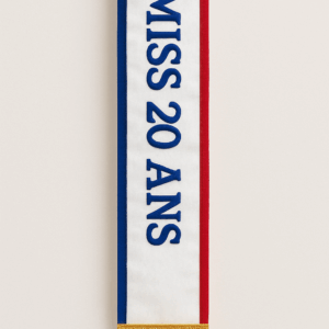 Écharpe "Miss 20 ans"