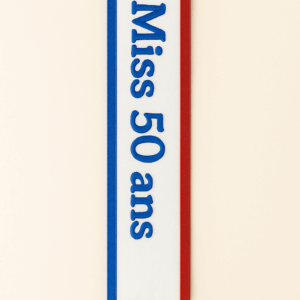 Écharpe "Miss 50 ans"