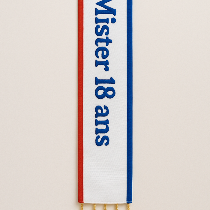 Echarpe Mister 18 ans