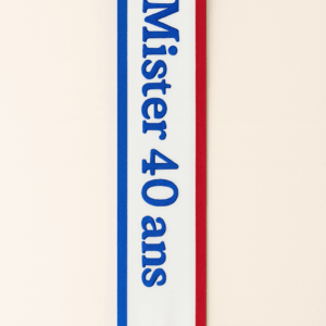 Écharpe "Mister 40 ans"