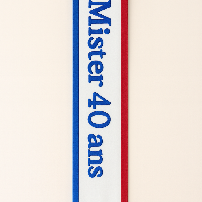 Echarpe Mister 40 ans