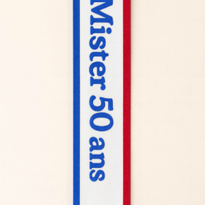 Écharpe "Mister 50 ans"
