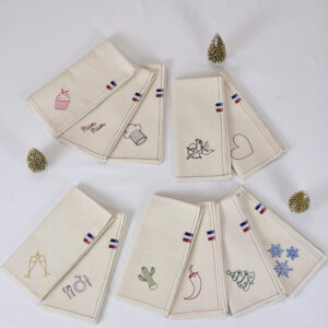 Serviettes de table en lin