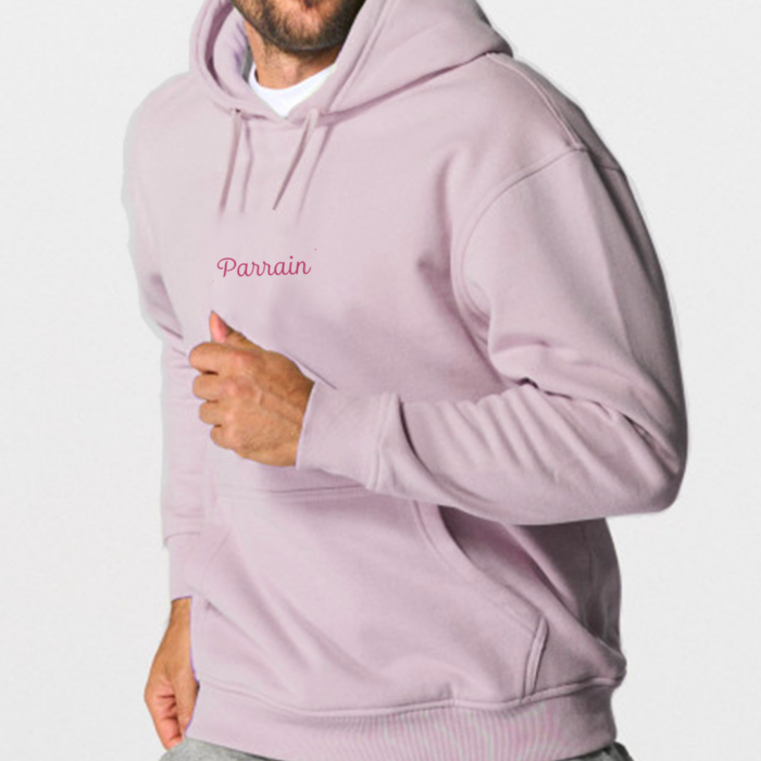 Sweat à capuche_JK295_ Madre script_centre Sweat à capuche_JK295_ Madre script_centre