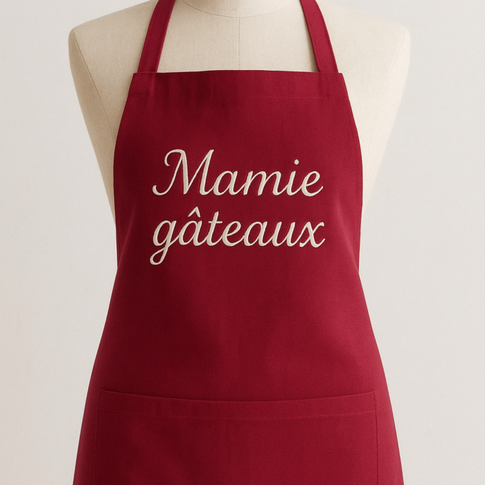 Tablier personnalisé Mamie gâteaux
