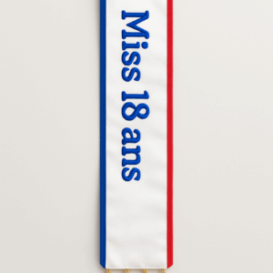 Écharpe "Miss 18 ans"