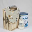 Bavoir naissance tigre