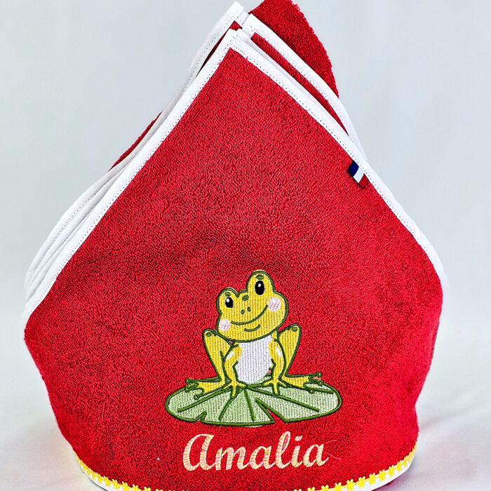 Cape de bain enfant bébé_Grenouille Amalia Cape de bain enfant bébé_Grenouille Amalia
