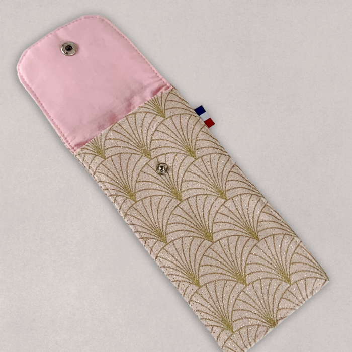Etui à brosse à dents Rose pailleté Etui à brosse à dents Rose pailleté