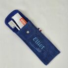 Etui à brosse à dents velour Bleu