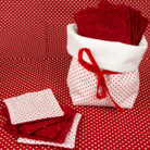 Pochette+10 cotons _Rouge a pois (2)