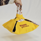 Sac plat à tarte jaune mamie 1