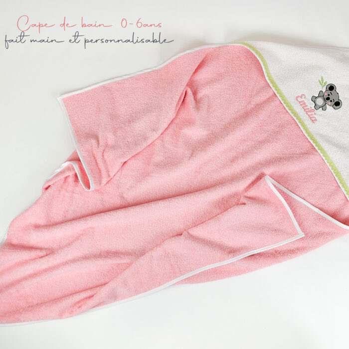 Set de naissance koala trousse de toilette cape de bain broderie perosnnalisée_0003_Groupe 1