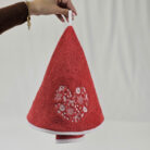 Torchon Rouge _Blanc_ Coeur Noël