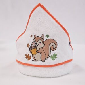 Cape de bain personnalisable Écureuil