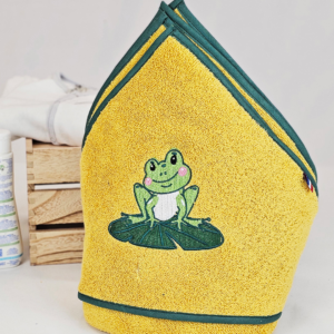 Cape de bain Grenouille verte