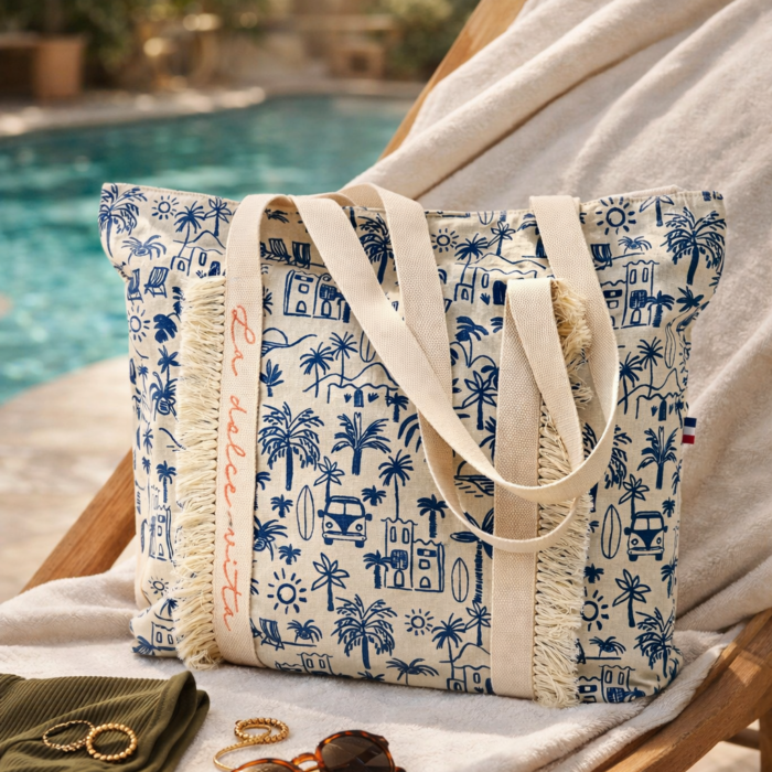Sac de plage Cassiopée_faitmain_personnalisable_tissu