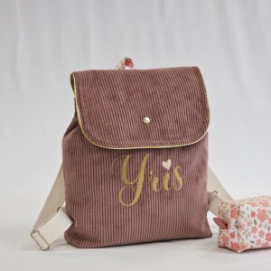 Sac à dos enfant personnalisé avec prénom brodé